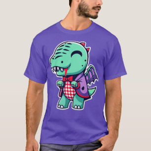 dino chibi kawaii dragon vampire T-Shirt