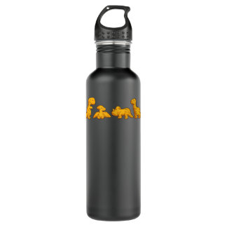 Dino Chicken Nugget Funny Dinosaur Shape Nuggets N 710 Ml Water Bottle