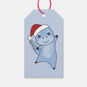 Dino Christmas Dinos Winter Animals Gift Tags