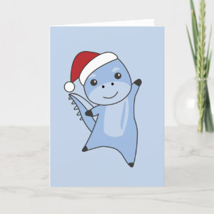 Dino Christmas Dinos Winter Animals Holiday Card