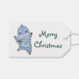 Dino Christmas Dinos Winter Animals Trucker Hat Gift Tags