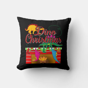Dino Christmas - Dinosaur Stockings Cushion