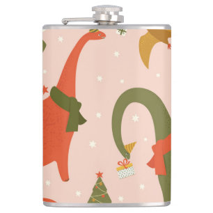Dino Christmas Party: Tree Rex Hip Flask