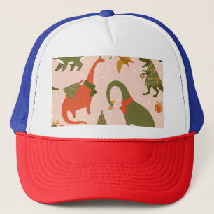 Dino Christmas Party: Tree Rex Trucker Hat