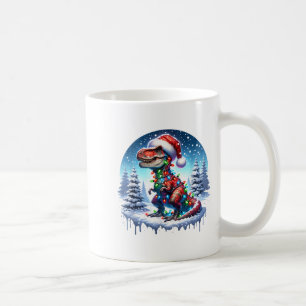 Dino Christmas T-rex Tyrannosaurus Rex Dino Xmas T Coffee Mug