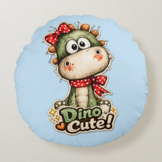 🦕🎀 “Dino-Cute!” Pillow 💙✨