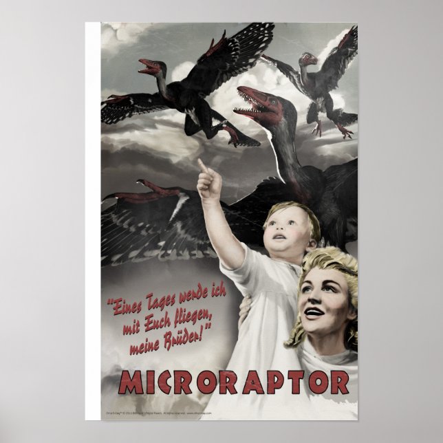 Dino D-Day: Microraptor Poster (Front)