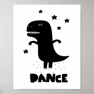 Dino dancing poster