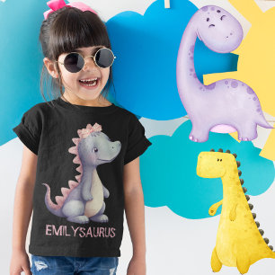 Dino Darling - Personalised Prehistoric Princess  T-Shirt