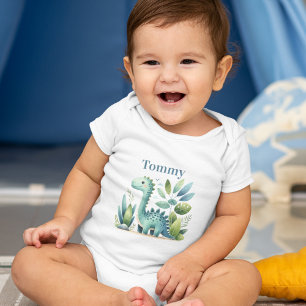 Dino Delight Baby Bodysuit