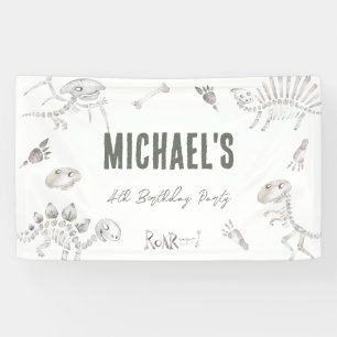 Dino Dig Birthday Welcome Banner