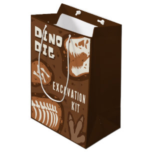 Dino Dig Dinosaur Excavation Kit Party Gift Bag