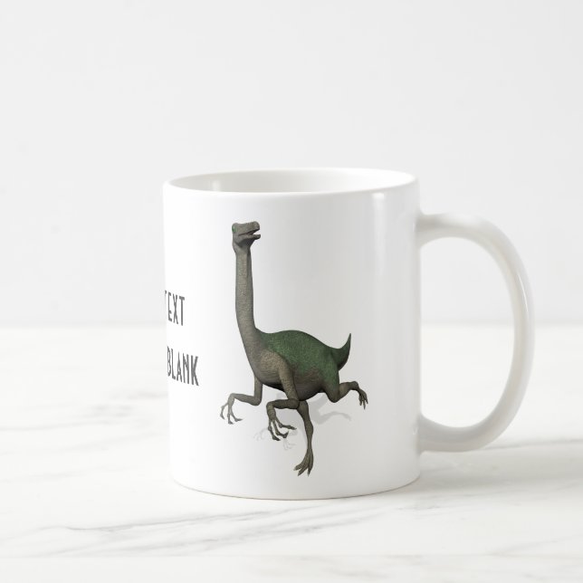 Dino Dinosaur Gallimimus Coffee Mug (Right)