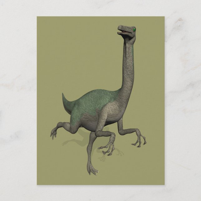 Dino Dinosaur Gallimimus Postcard (Front)