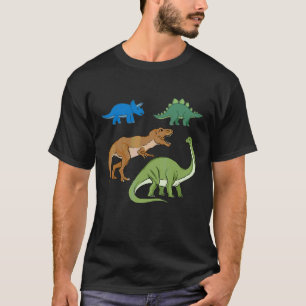 Dino Dinosaur Types Rex Outfit Boys Women Men T-Shirt