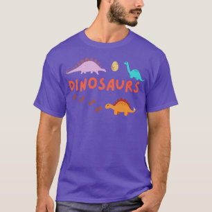 Dino Dreams Playful and Colourful Dinosaur Delight T-Shirt