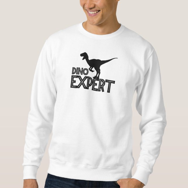 Dino Expert - Dinosaur Lovers Sweatshirt (Front)