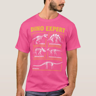 Dino Expert Future Paleontologist Dinosaur Fossil T-Shirt
