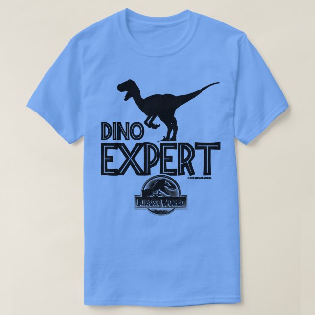 Dino Expert  World 1 T-Shirt (Design Front)