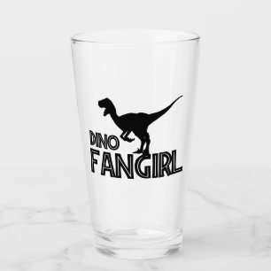 Dino Fangirl - Dinosaur Lover Glass