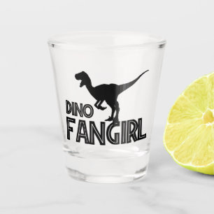 Dino Fangirl - Dinosaur Lover Shot Glass