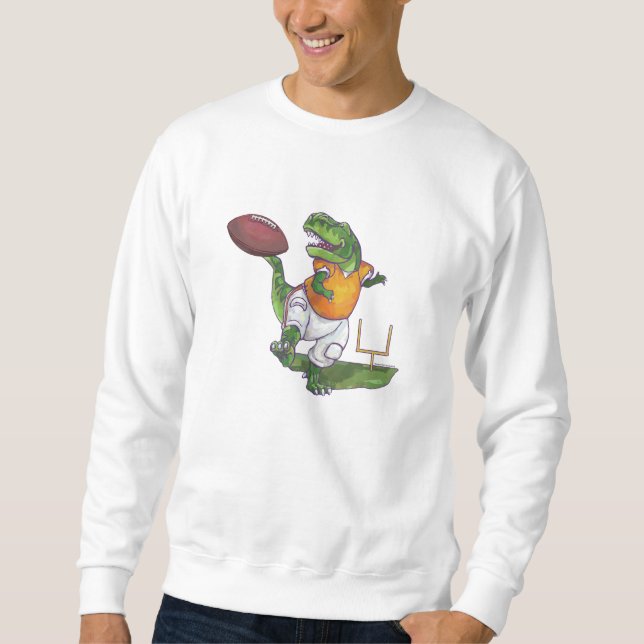 Dino Football Star Sweatshirt (Front)