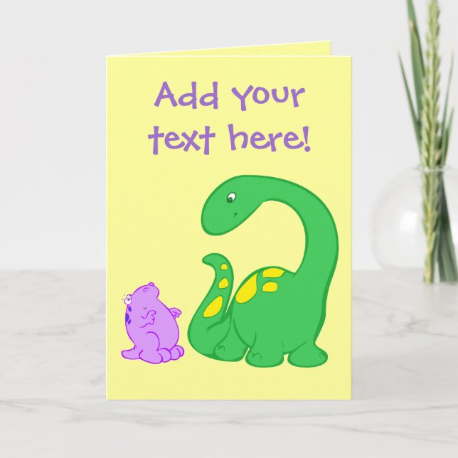 Dino Friends Card (Front)
