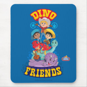 Dino Friends Dino Ranch Mouse Mat