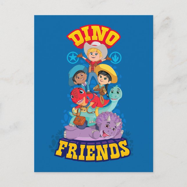 Dino Friends | Dino Ranch Postcard (Front)