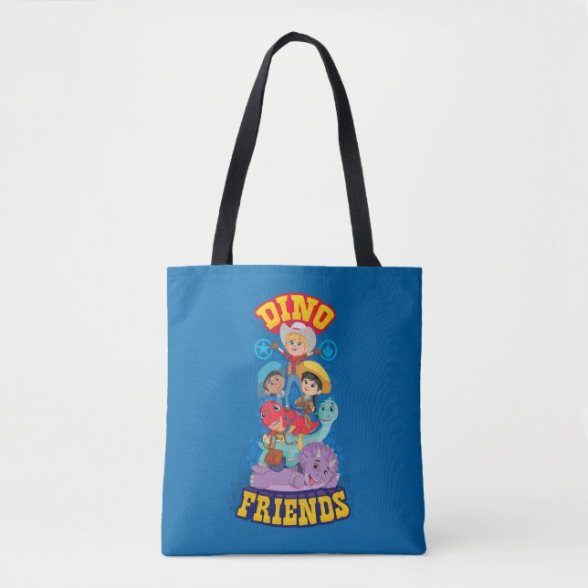 Dino Friends | Dino Ranch Tote Bag (Front)