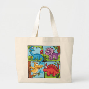 Dino Friends Large Tote Bag
