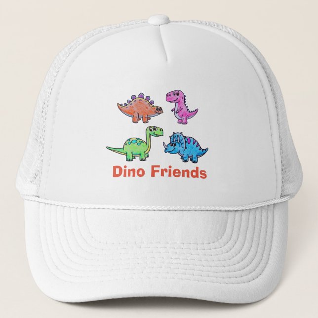 Dino Friends Trucker Hat (Front)