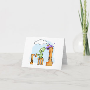 Dino Fun 1st Birthday Fill-in Invitation