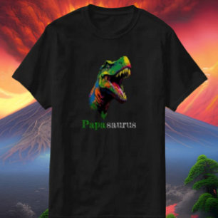 Dino Happy  Dad T-Shirt