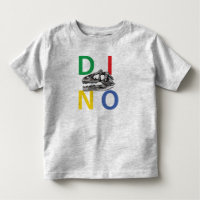 DINO - Heather Grey Toddler Fine Jersey T-Shirt