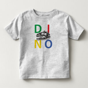 DINO - Heather Grey Toddler Fine Jersey T-Shirt