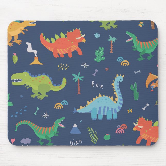 Dino Kid-Friendly Mouse Mat (Front)