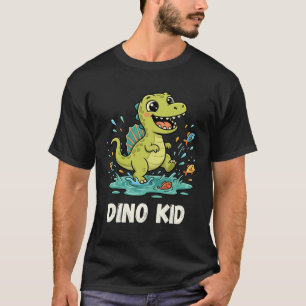 DINO KID Happy Spinosaurus Splashing Water T-Shirt