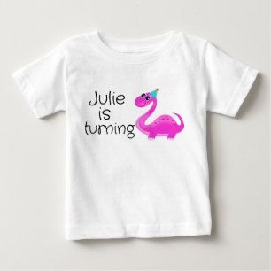 Dino knows you are turning 2  baby T-Shirt
