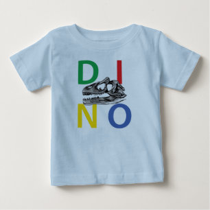DINO - Light Blue Baby Fine Jersey T-Shirt