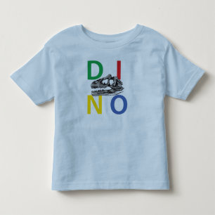 DINO - Light Blue Toddler Fine Jersey T-Shirt