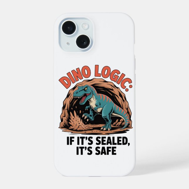  Dino Logic iPhone 15 Case (Back)