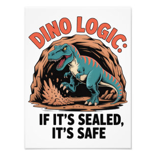 Dino Logic Photo Print