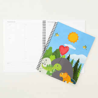 Dino Love in the Forest  Planner
