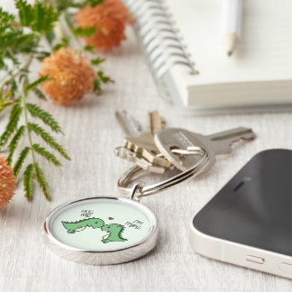 Dino Love Key Chains! Ring