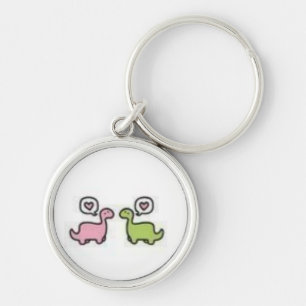 Dino Love Keychain