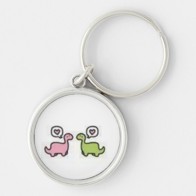 Dino Love Keychain (Front)