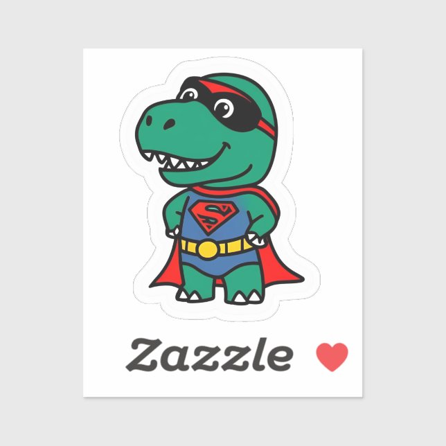 Dino-Man Sticker (Sheet)
