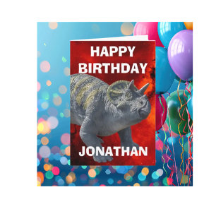 Dino-Mite 1st Birthday  Card