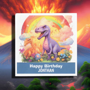 Dino-Mite Birthday Party Napkin